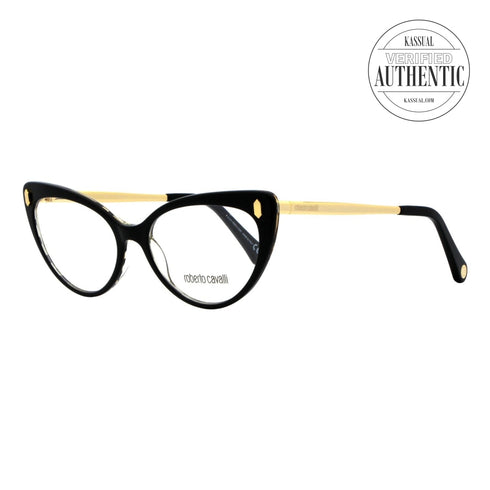 Roberto Cavalli Cateye Eyeglasses RC5109 005 Black 52mm 5109