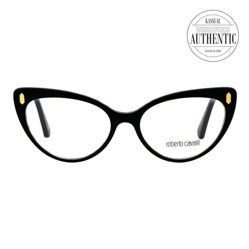 Roberto Cavalli Cateye Eyeglasses RC5109 005 Black 52mm 5109