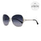 Roberto Cavalli Gambassi Butterfly Sunglasses RC1060 16C Shiny Silver 61mm 1060