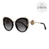 Roberto Cavalli Vinci Butterfly Sunglasses RC1073 01B Black/Gold 56mm 1073