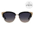 Roberto Cavalli Wezn Cateye Sunglasses RC1014S 01B Black/Gold 56mm 1014