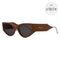 Salvatore Ferragamo Cateye Runway Sunglasses SF950SL 261 Caramel Leather  54mm 950