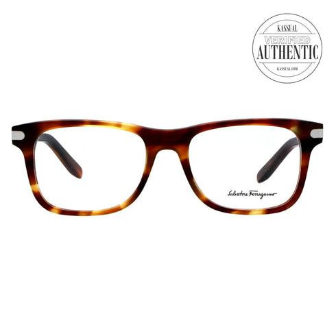 Salvatore Ferragamo Rectangular Eyeglasses SF2829 214 Tortoise 53mm 2829
