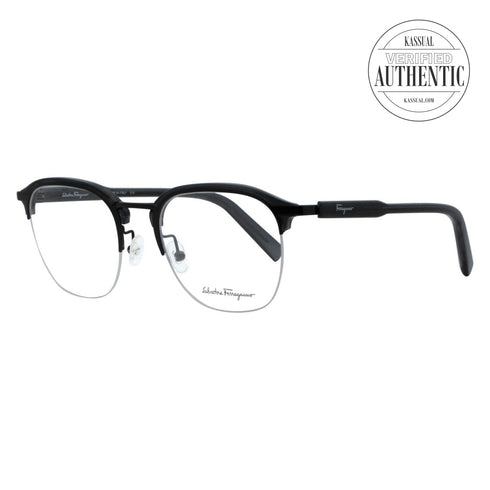 Salvatore Ferragamo Square Eyeglasses SF2180 001 Black 52mm 218