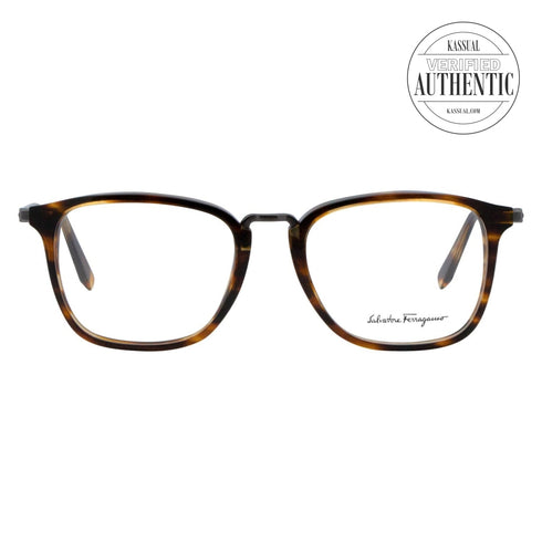 Salvatore Ferragamo Square Eyeglasses SF2822 216 Brown 52mm 2822