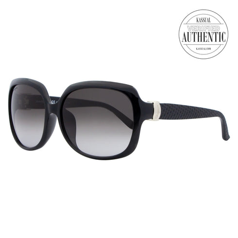 Salvatore Ferragamo Square Sunglasses SF739SA 001 Black 59mm 739