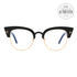 Tom Ford Alexandra Cateye Blue Blocker Eyeglasses TF0607 005 Matte Black 51mm 0607