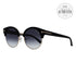 Tom Ford Alissa Round Sunglasses TF608 01B Black 54mm 608