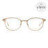 Tom Ford Oval Eyeglasses TF5482 028 Shiny Gold 50mm 5482