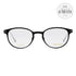 Tom Ford Round Eyeglasses TF5482 001 Shiny Black/Silver 50mm 5482