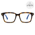 Tom Ford Square Blue Blocker Eyeglasses TF5661-B 052 Dark Havana 54mm 5661