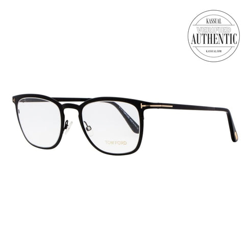 Tom Ford Square Eyeglasses TF5464 001 Shiny Black 51mm 5464