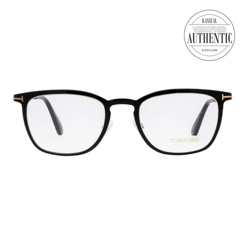 Tom Ford Square Eyeglasses TF5464 001 Shiny Black 51mm 5464