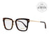 Tom Ford Square Eyeglasses TF5507 054 Havana/Gold 53mm 5507