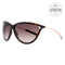 Tom Ford Tammy Shield Sunglasses TF770 52F Dark Havana 70mm 70