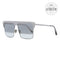 Tom Ford West Square Sunglasses TF706 18C 18k Silver Plated 59mm 706