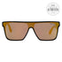 Tom Ford Whyat Square Sunglasses TF709 01G Black 0mm 709