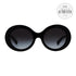 Valentino Round Sunglasses VA4058 50018G Black 52mm 4058