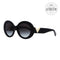 Valentino Round Sunglasses VA4058 50018G Black 52mm 4058