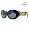 Gafas de sol ovaladas Versace VE4426BU GB187 Negro/Oro 54mm 4426