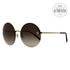 Gafas de sol redondas Versace VE2176 125213 Oro 59mm 2176
