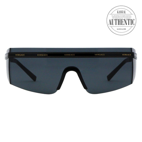 Versace Shield Sunglasses VE2208 100987 Black 45mm 2208