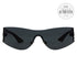 Versace Shield Sunglasses VE2241 125687 Matte Black 43mm 2241