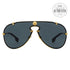 Versace Shield Sunglasses VE2243 100287 Gold 43mm 2243